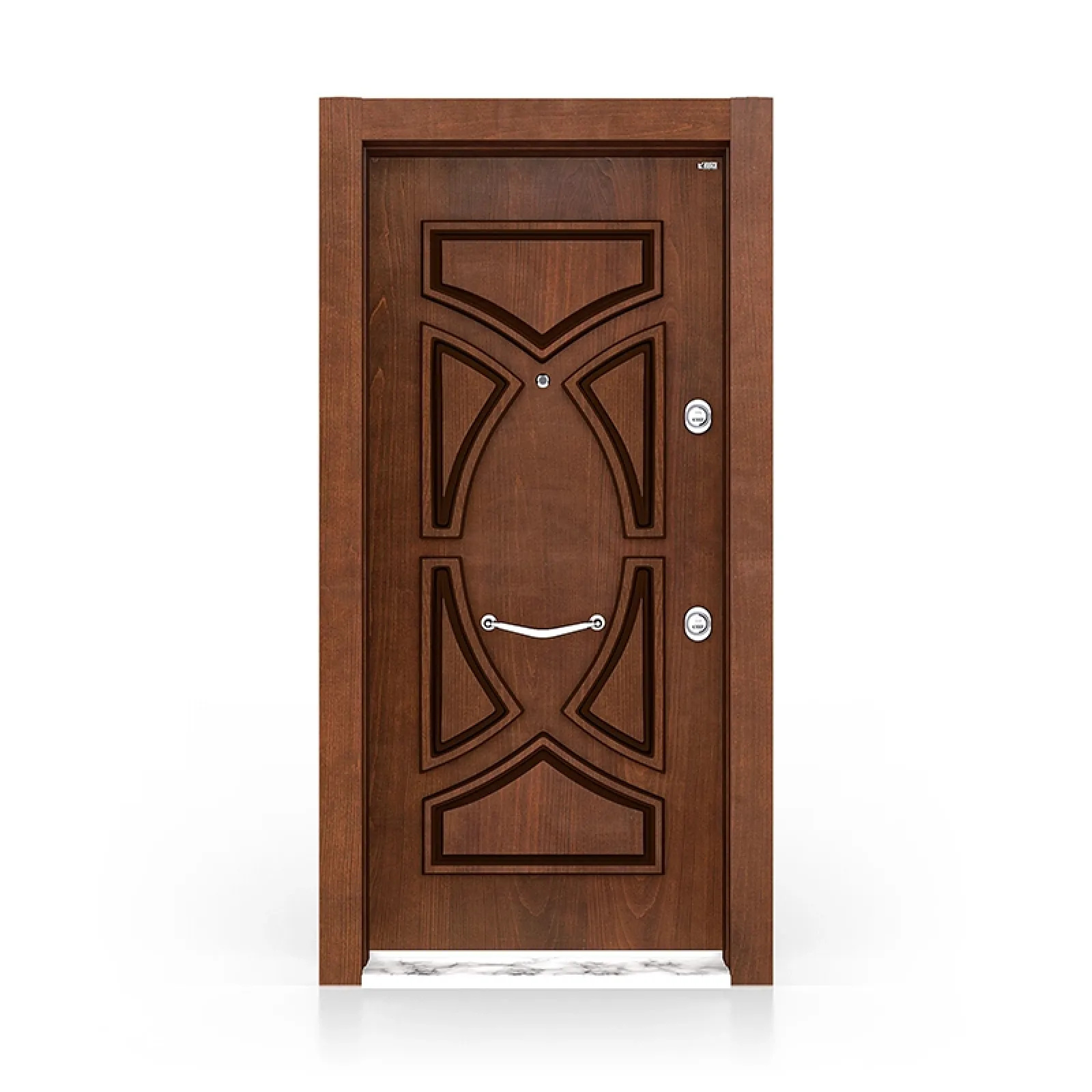 LUKS-030 kodlu lüks çelik kapı modelinin katalog fotoğrafı